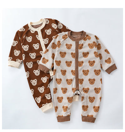 Mameluco Tejido de Otoño para Bebé con Diseño de Osito - Image 21