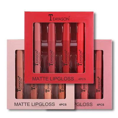 Set de Labiales Mate Aterciopelados y Brillos Líquidos - Image 13