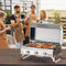 Asador de Gas de Escritorio con 3 Quemadores