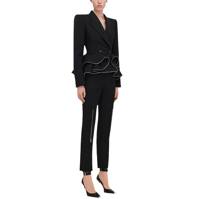 Traje Ejecutivo Dos Piezas con Blazer Ajustado y Pantalón Entallado - Image 5