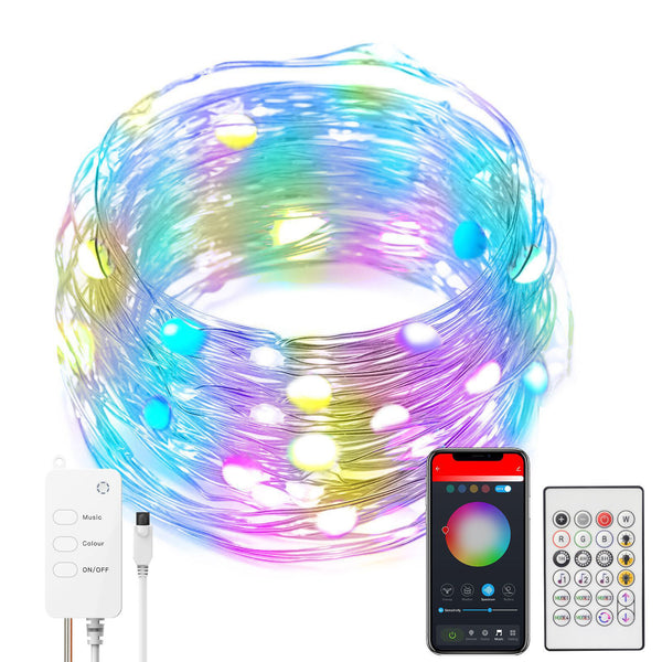 Luces LED Inteligentes Sincronizadas con Música - Guirnalda Dreamcolor para Navidad y Año Nuevo