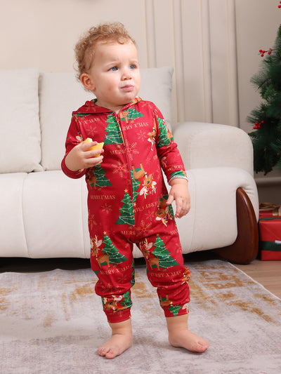Conjunto Navideño Familiar de Pantalones Largos para Niños y Niñas - Image 45