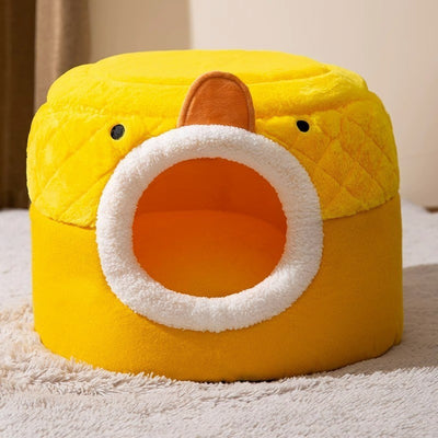 Cama Térmica para Gatos y Perros - Diseño Calabaza Cerrada Invierno - Image 4