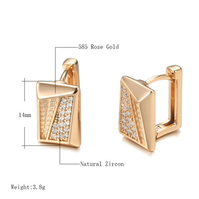 Aretes de Circonita Engarzada - Estilo Europeo y Estadounidense para Mujer - Image 7