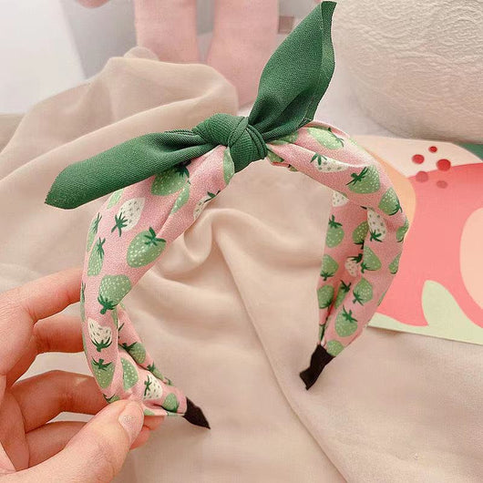 Banda para el Cabello Infantil con Estampado de Frutas - Versión Coreana - Image 6