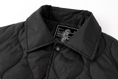 Abrigo Casual Hombre Cuadros Diamante Solapa Fina Abrigado - Image 11
