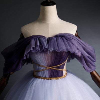 Vestido Elegante de Tul con Detalle Fruncido y Estampado Estrellado - Image 4