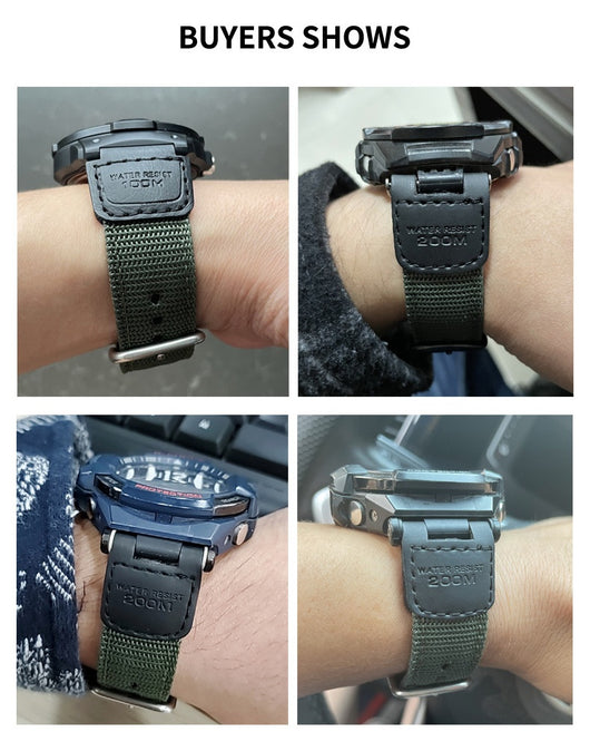 Correa de Reloj Nylon Resistente al Agua con Refuerzo Metálico - Image 11