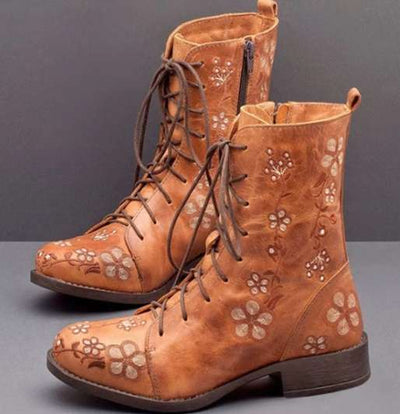 Botas Planas con Cordones para Otoño e Invierno - Image 5