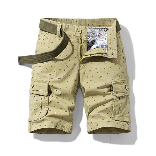 Pantalones Cortos Holgados para Hombre - Estilo Overol de 5 Puntos - Image 10