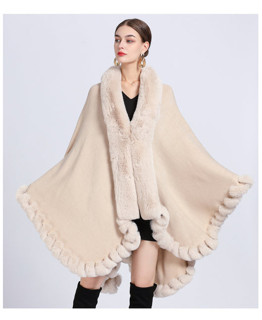 Cardigan Oversized con Cuello de Conejo - Abrigo Tejido Irregular Holgado - Image 36