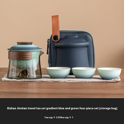Juego de Té Portátil Rizhao Jinshan - Set Completo para Viajeros - Image 7