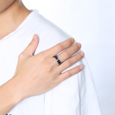 Anillo de Acero Inoxidable para Parejas - Diseño Moderno y Elegante - Image 4