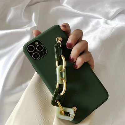 Funda para Teléfono Móvil con Diseño de Ágata Esmeralda Estilo Coreano - Image 5
