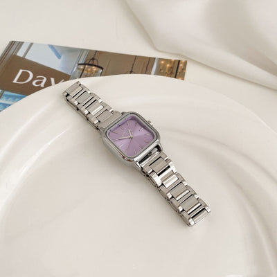 Reloj Cuadrado Retro para Mujer con Correa de Acero - Image 3