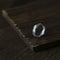 Anillo de Plata Esterlina S999 con Patrón de Onda Simple