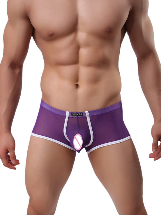 Bóxer Masculino de Malla con Soporte U-Convexo - Image 10