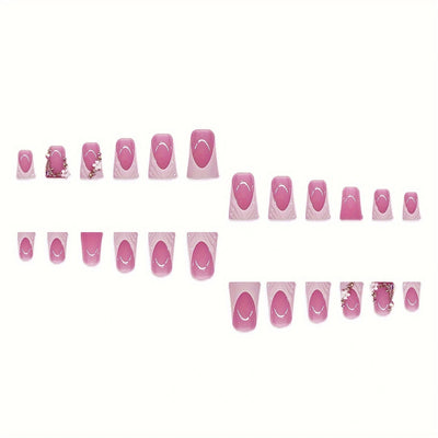 Uñas Postizas Removibles Pico de Pato Cortas - Image 7