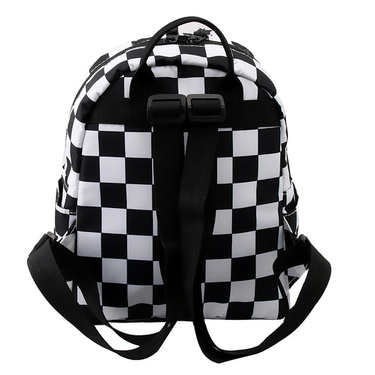 Mochila Cuadrille Clásica Negro y Blanco para Mujer - Image 4