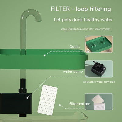 Fuente de Agua Automática Silenciosa para Gatos con Circulación Continua - Image 6