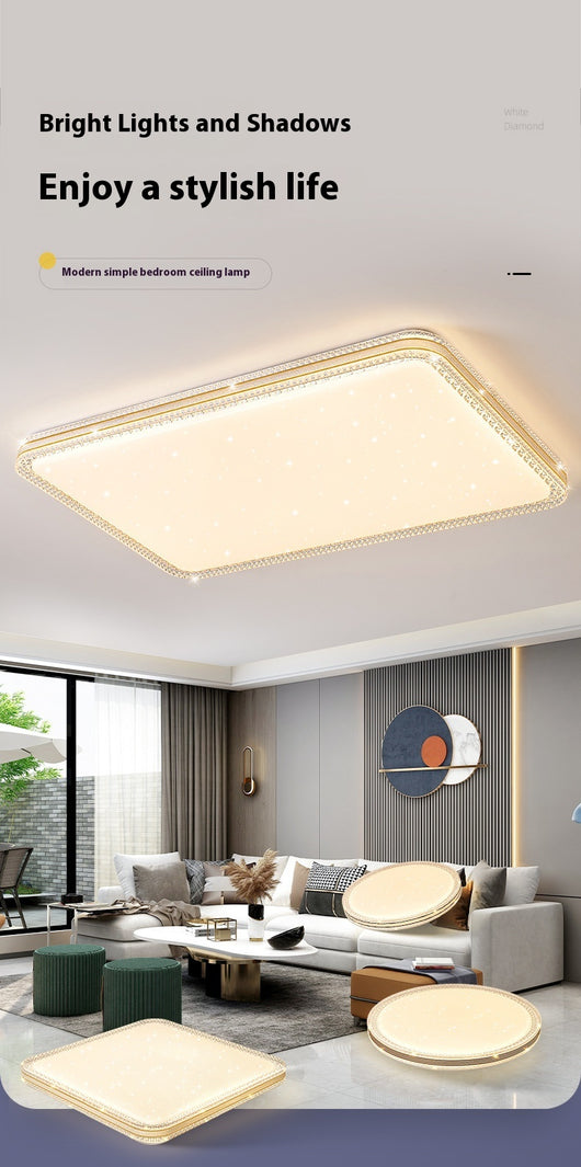Lámpara de Techo LED Cuadrada de Acrílico para Sala de Estar - Image 7