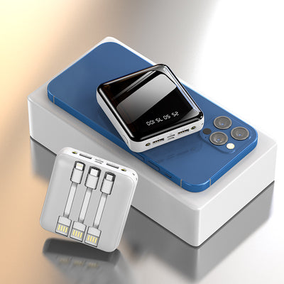 Espejo Portátil con Power Bank Desmontable