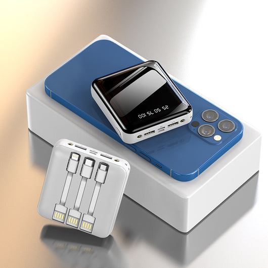 Espejo Portátil con Power Bank Desmontable