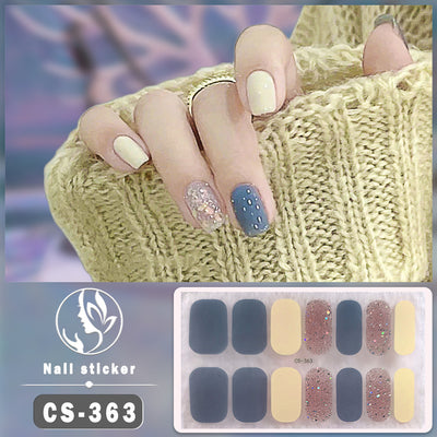 Uñas Postizas Impermeables de Color Sólido para Nail Art - Image 26