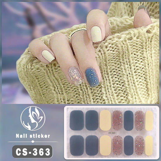 Uñas Postizas Impermeables de Color Sólido para Nail Art - Image 26