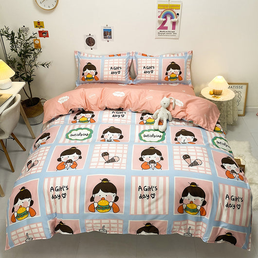 Conjunto de 4 Piezas en Algodón Estampado con Acabado Satinado - Image 21