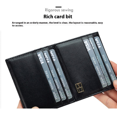 Billetera de Cuero Genuino con Capacidad Amplia y Compartimentos Abatibles - Image 10