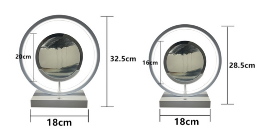 Lámpara de Mesa Minimalista con Efecto Arenas Movedizas - Image 7