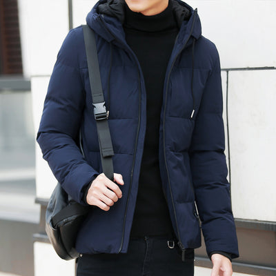 Chaqueta de Algodón con Capucha para Hombre - Image 16