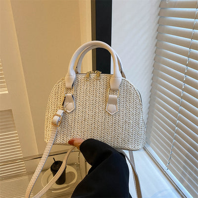 Bolsa Mensajera Tejida Portátil de Estilo Casual - Image 15