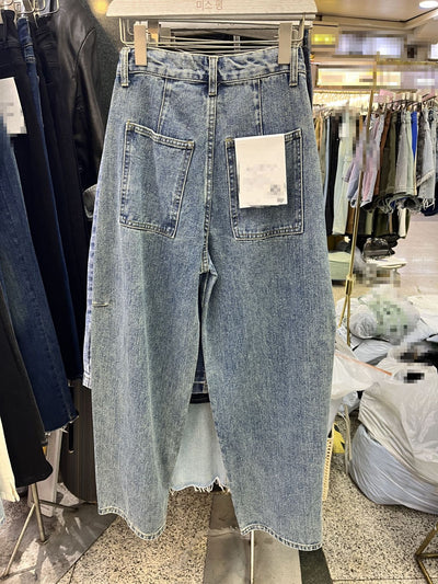 Pantalones Baggy Denim Lavado Banana Estilo Coreano - Image 11