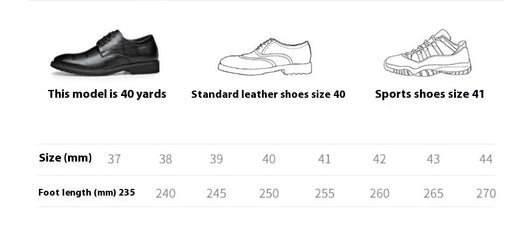 Zapatos Formales de Cuero Genuino para Hombre Talla Grande - Image 12