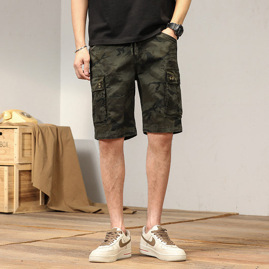 Shorts Cargo Retro Sueltos para Hombre con Múltiples Bolsillos - Image 7