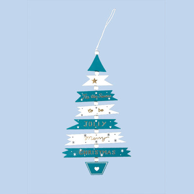 Adorno Colgante Árbol de Navidad Pintado Multicolor - Image 6