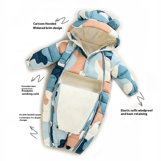 Mameluco de Invierno para Bebés con Forro Polar - Image 3
