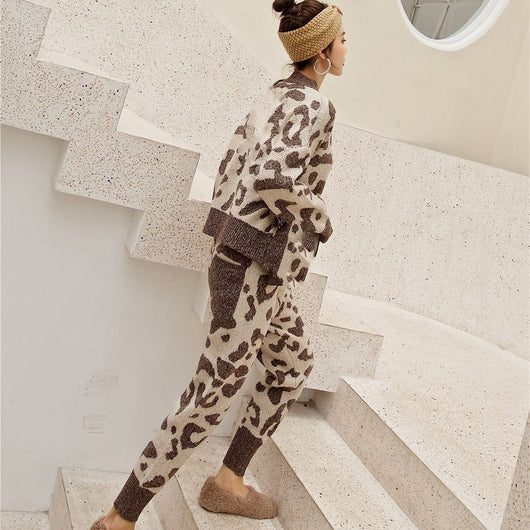 Conjunto de Suéter Suelto para Mujer Estilo Coreano Dos Piezas - Image 5