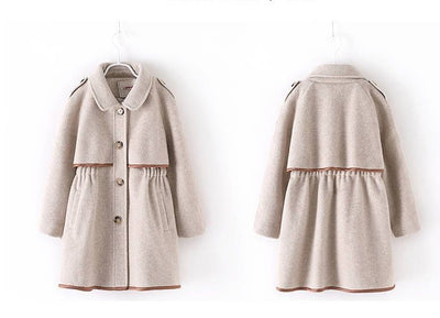 Abrigo Acolchado Cintura Marcada para Niña - Diseño Princesa Reversible - Image 13