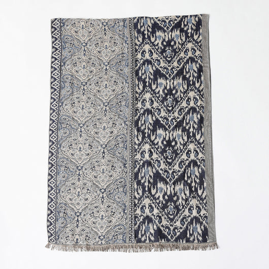 Bufanda Étnica de Algodón Jacquard para Hombre con Borlas - Cálida y Suave - Image 16