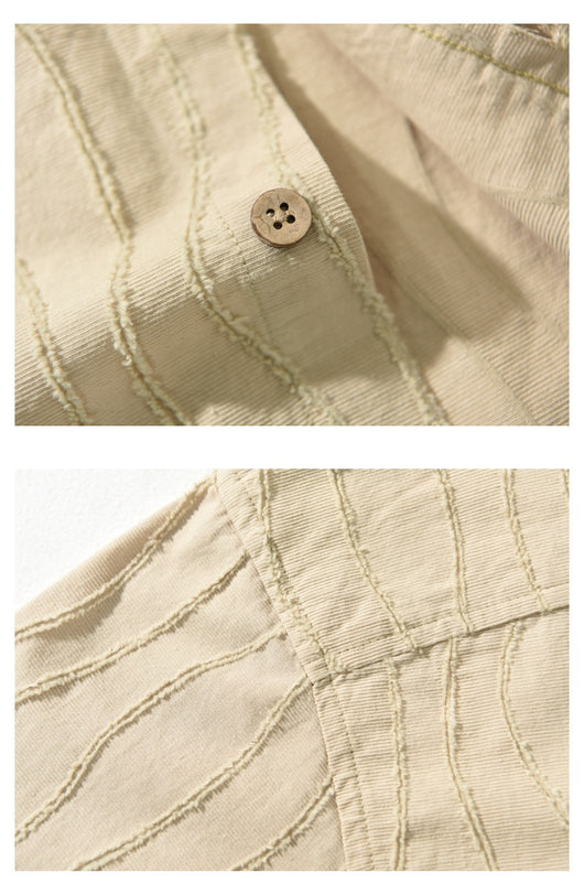 Camisa Casual de Algodón Puro para Hombre - Manga Corta Verano - Image 15