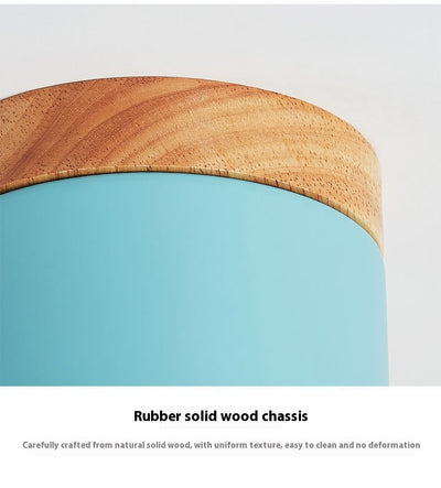 Lámpara de Madera Maciza para Pasillo y Balcón - Diseño Minimalista Macaron - Image 13