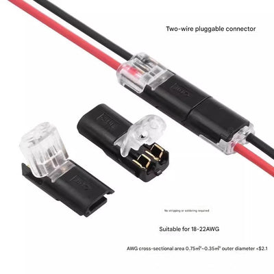 Conector de Bloque Terminal LED sin Soldadura ni Pelado - Cierre de Seguridad 2P D2 - Image 12