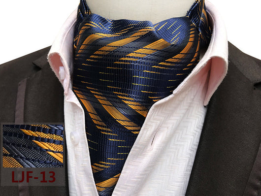 Bufanda Jacquard de Poliéster Estilo Británico para Hombre - Image 35