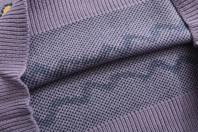 Suéter de Cuello Redondo con Estampado de Letras para Parejas - Image 3