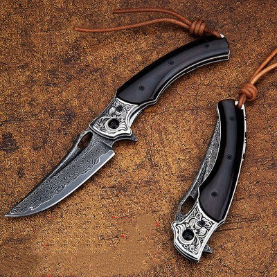 Cuchillo Plegable Táctico para Supervivencia y Defensa Personal - Image 12