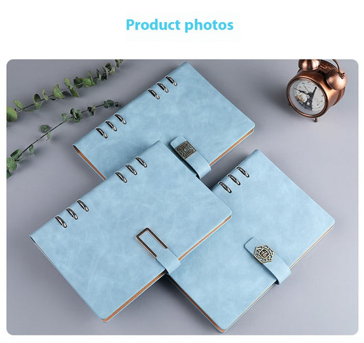 Cuaderno A5 Profesional con Hojas Removibles para Negocios y Reuniones - Image 25