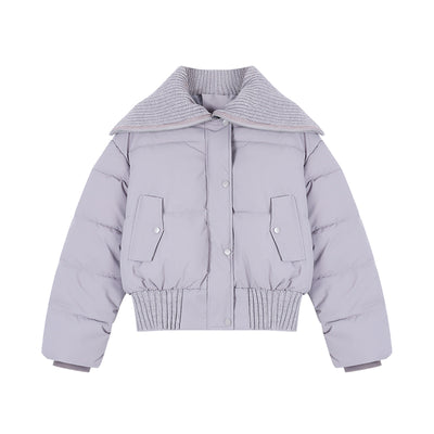 Abrigo Térmico Acolchado para Mujer con Cuello Solapa - Invierno - Image 3